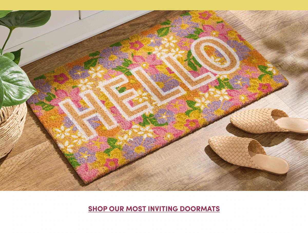 Shop Our Most Inviting Doormats