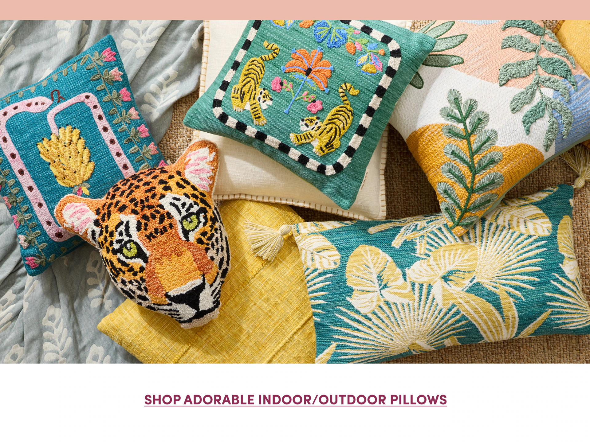 Shop Adorable Indoor/Outdoor Pillows