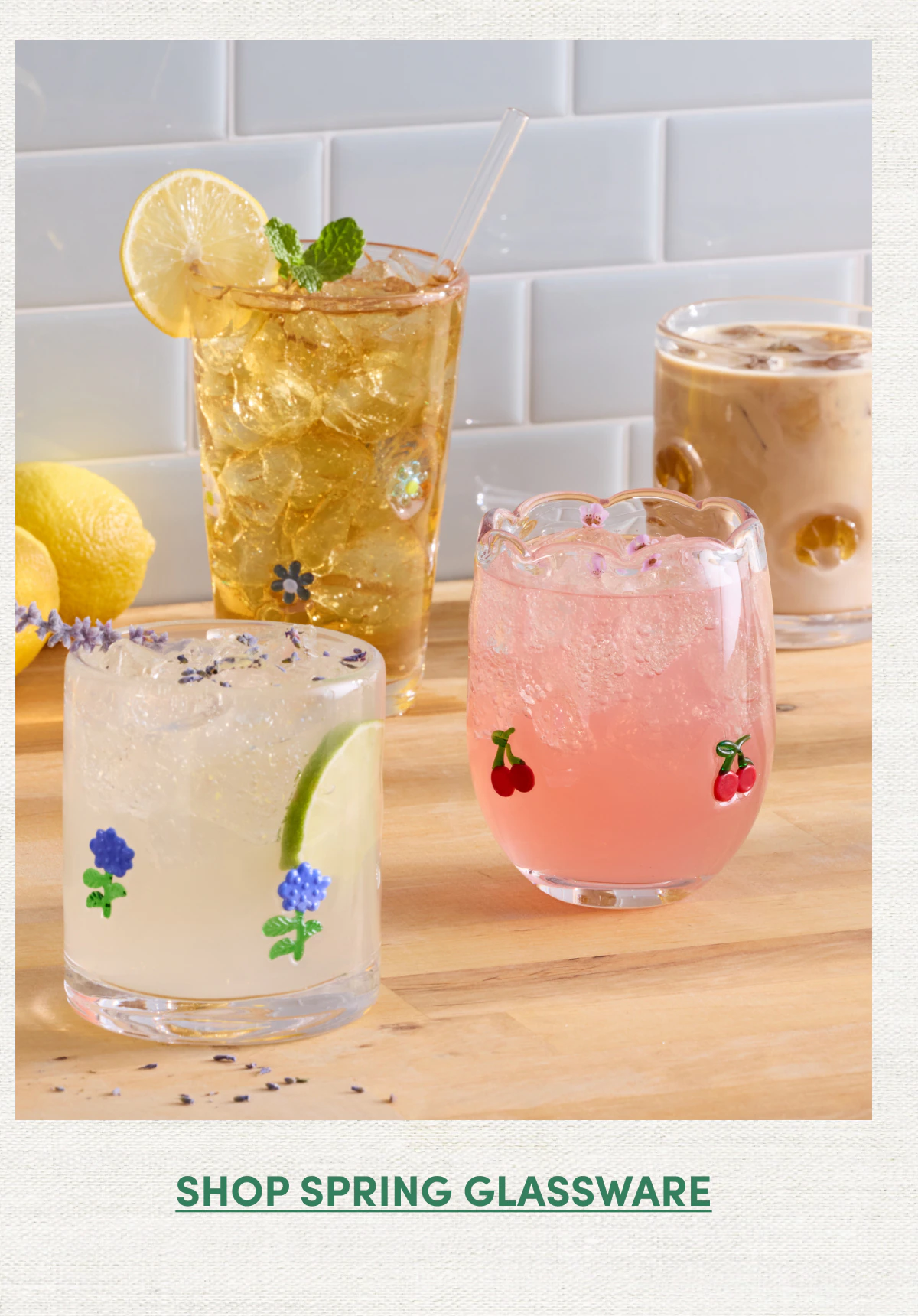 Shop Spring Glassware