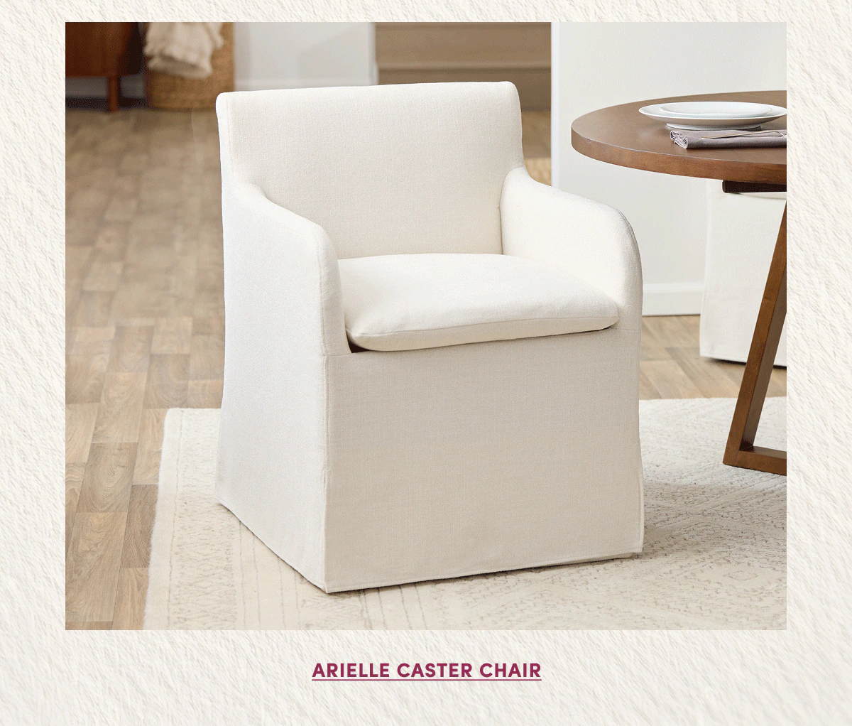 Arielle Caster Chair