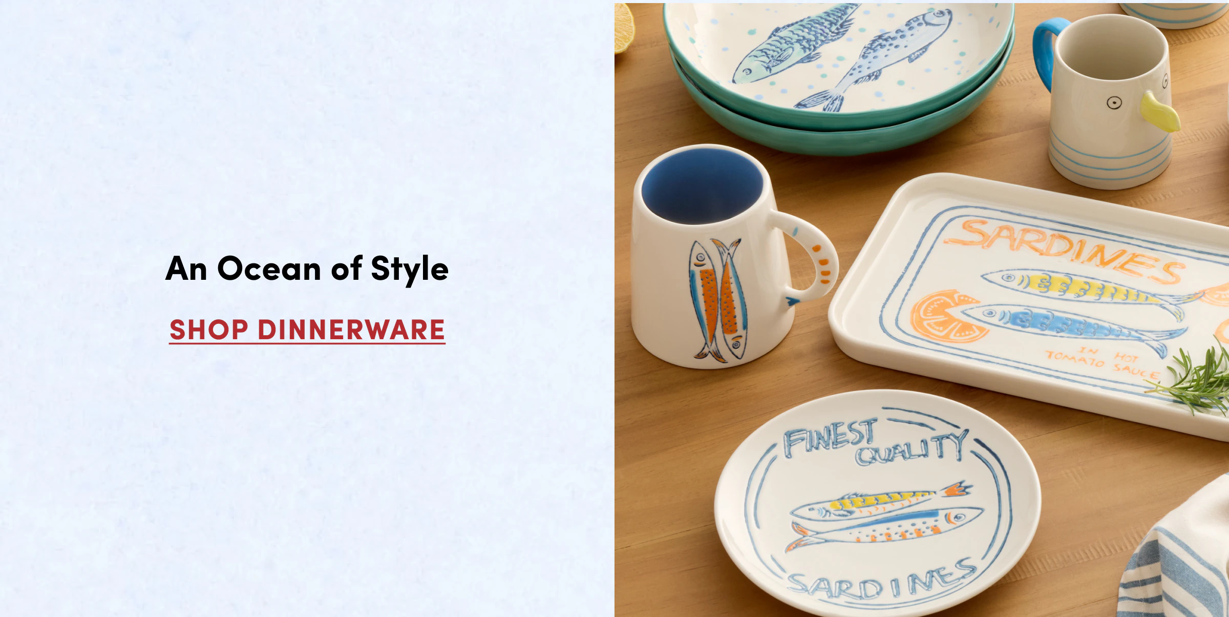 An Ocean&nbsp;of&nbsp;Style Shop Dinnerware