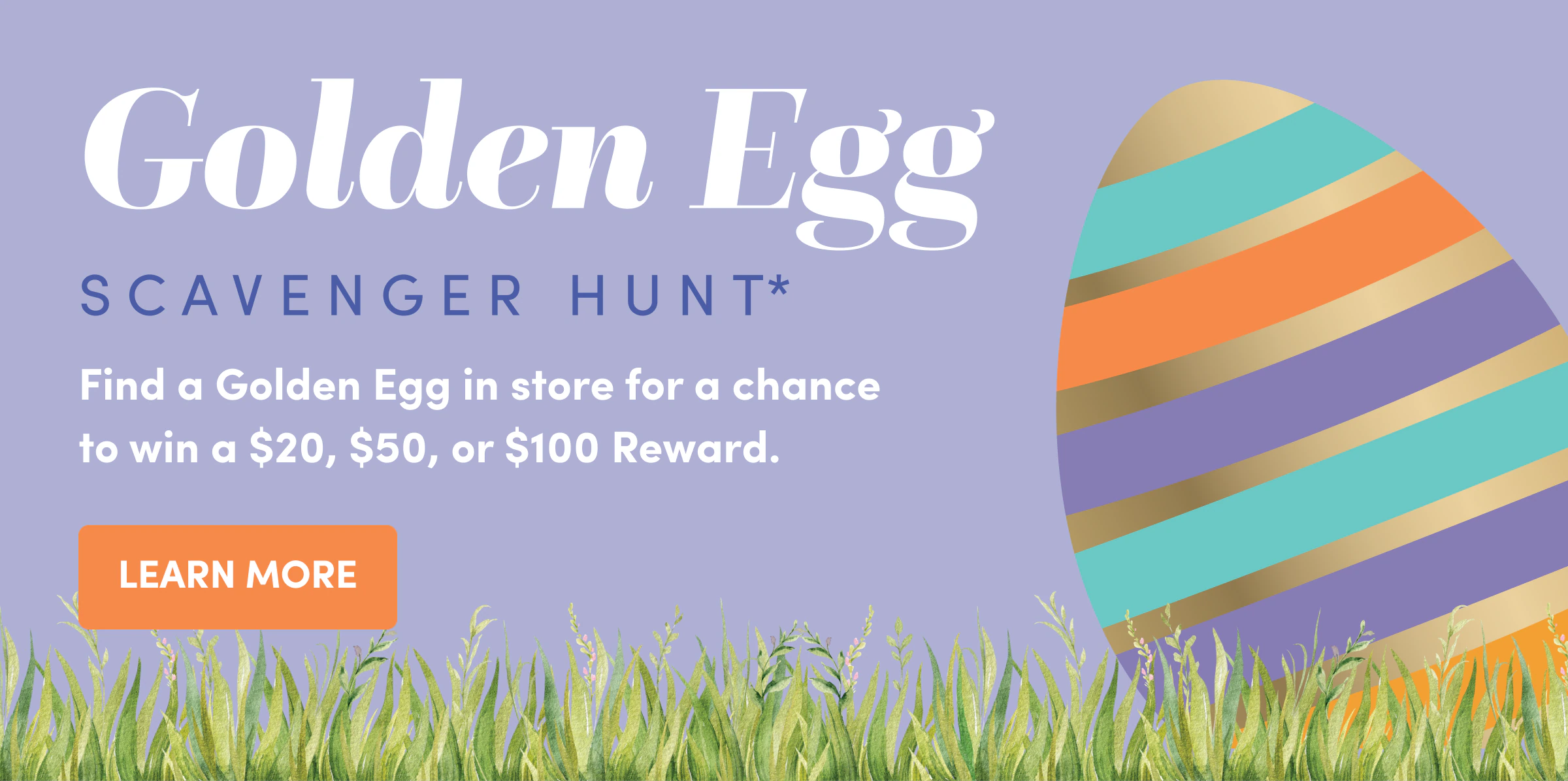 Golden Egg SCAVENGER HUNT* | LEARN MORE