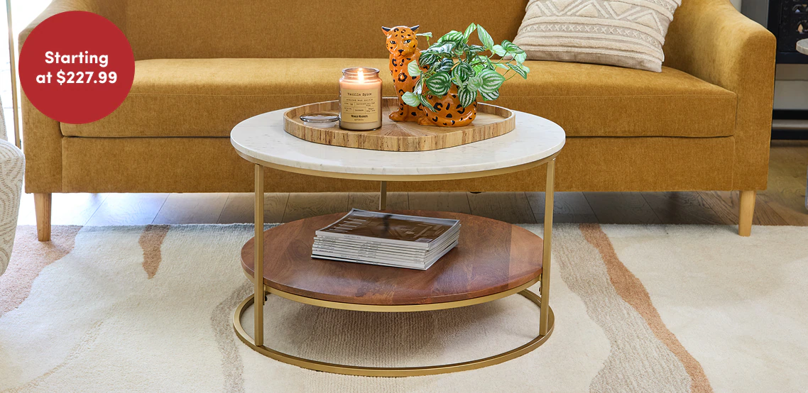 Starting at $227.99 Shop Coffee Tables