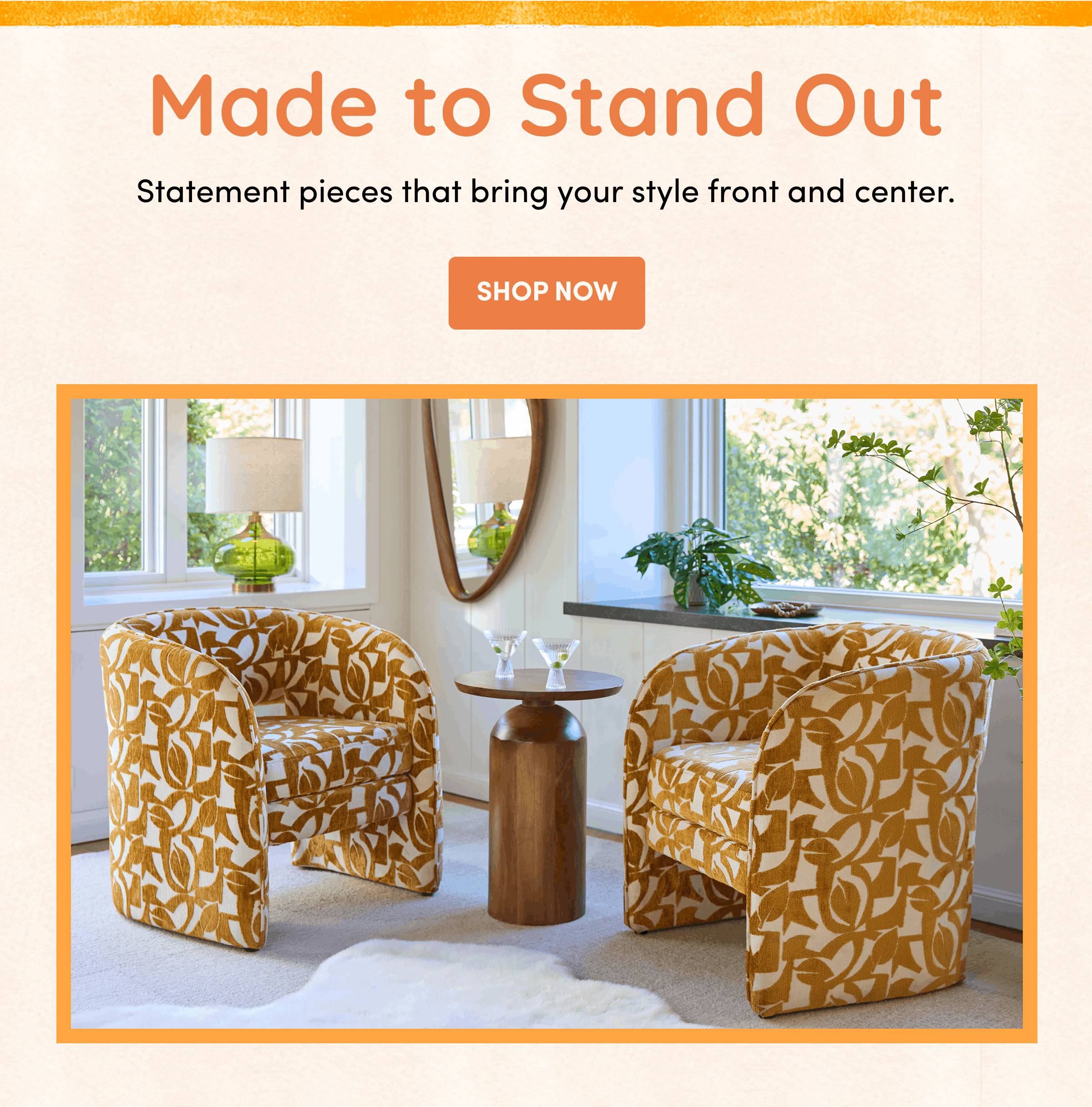 Made to Stand Out | Statement pieces that bring your style front and center. | Shop Now