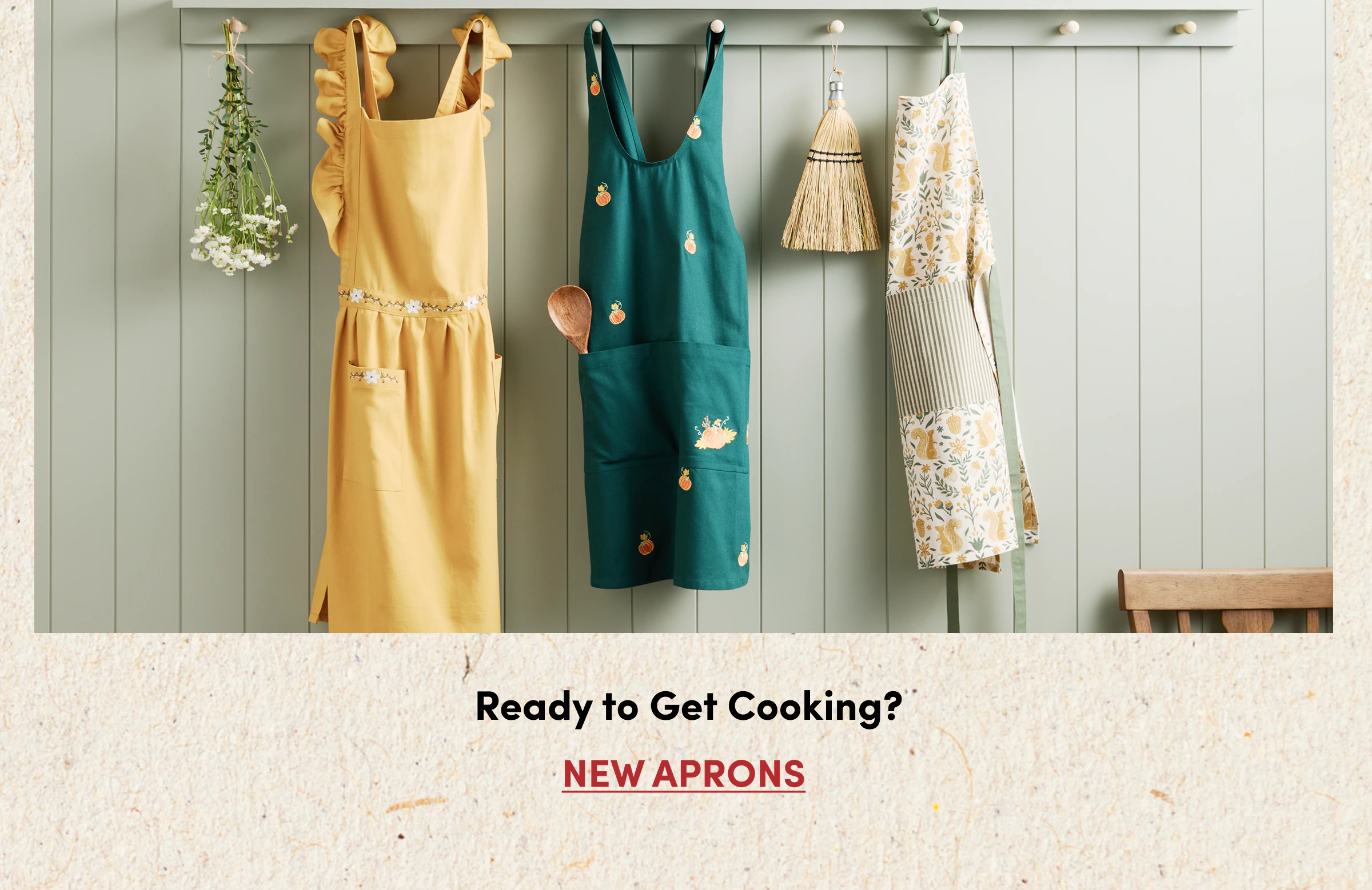 Ready to Get Cooking? | New Aprons