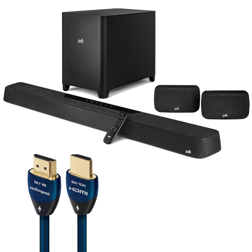 Image of Polk Audio MagniFi Max AX SR 7.1.2 Channel Soundbar System with AudioQuest SKY 3m HDMI Cable
