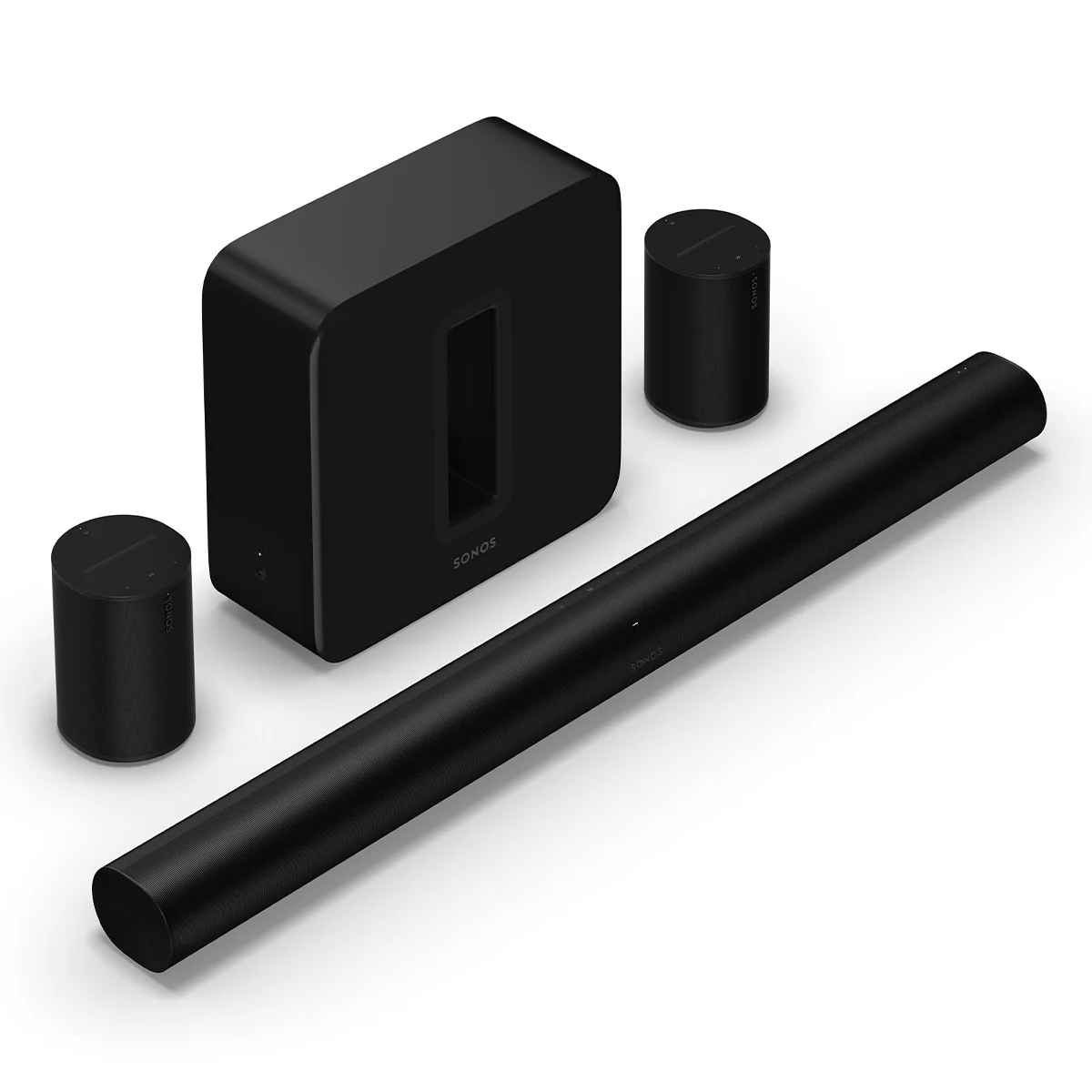 Image of Sonos Premium Immersive Set with Arc Ultra, Era 100, and Sub G4