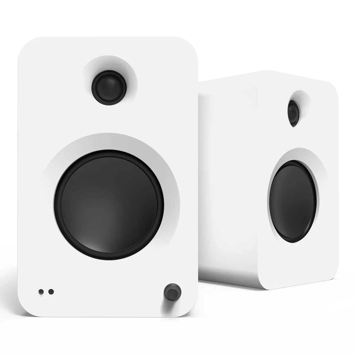 Image of Kanto REN Powered Bluetooth Bookshelf Speakers - Pair (Matte White)