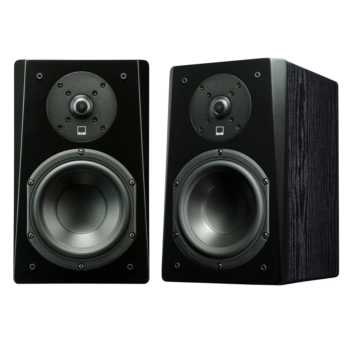Image of SVS Prime Bookshelf Speakers - Pair (Premium Black Ash)