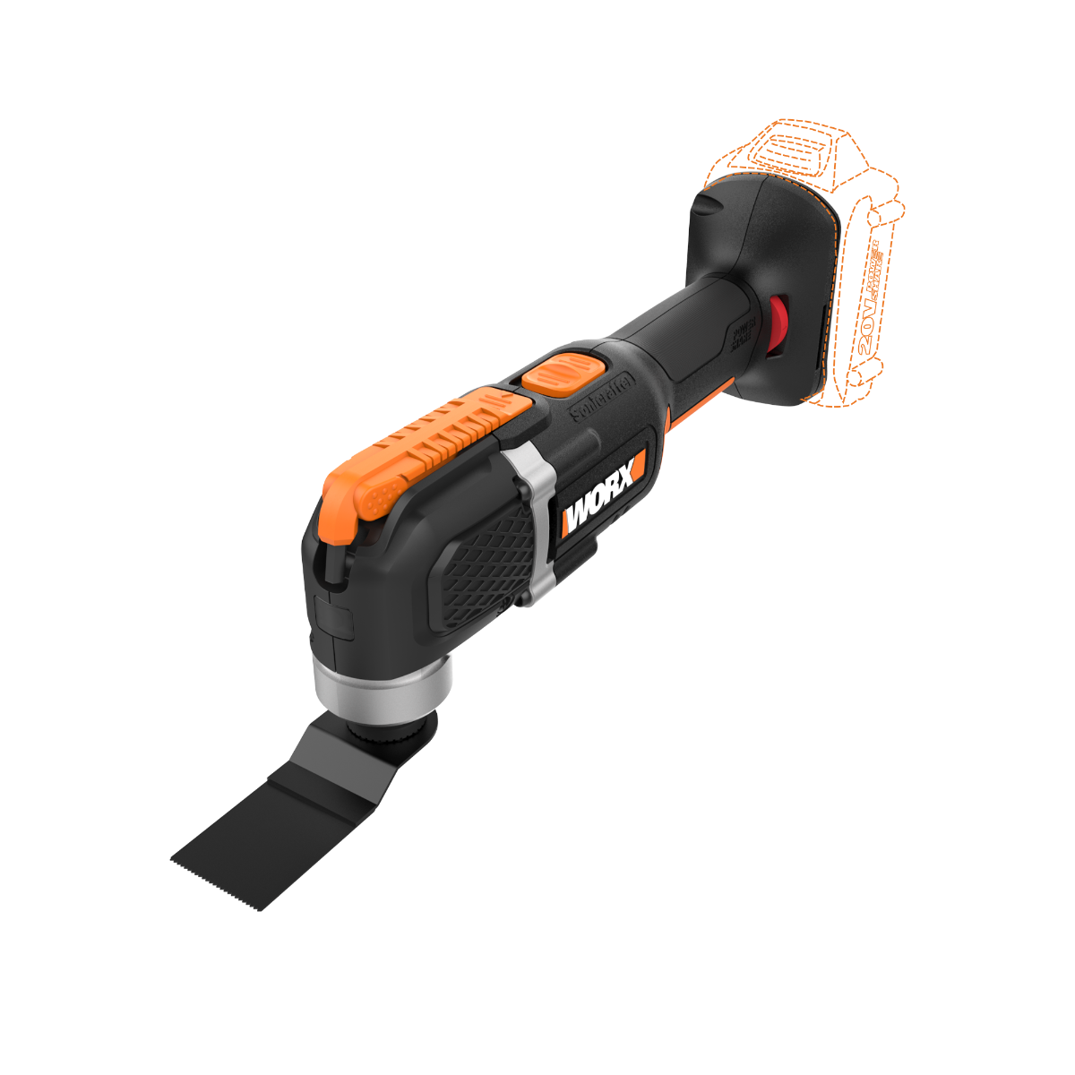 20V Power Share Sonicrafter Oscillating Multi-Tool - Tool Only