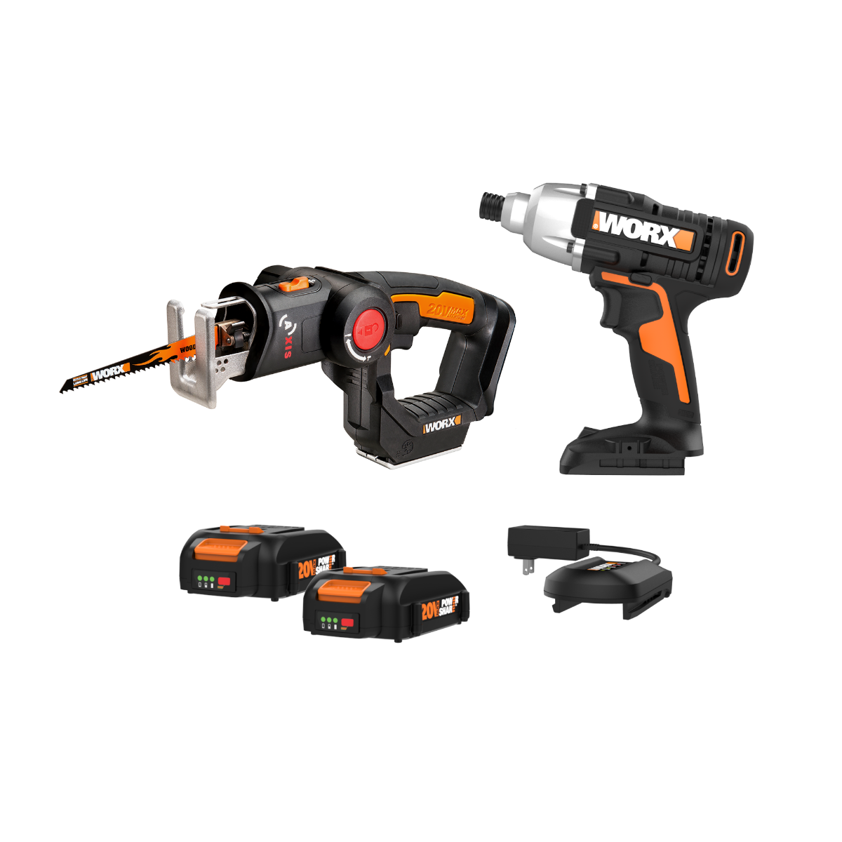 20V Axis 2-in-1 Saw & Impact Driver DIY Combo Kit