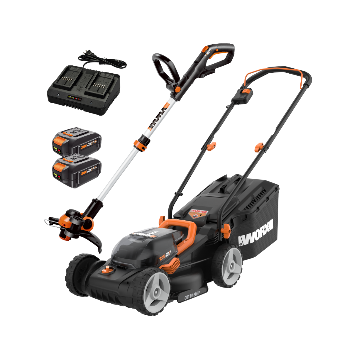 40V 14" Lawn Mower & 20V GT 3.0 12" String Trimmer Combo Kit
