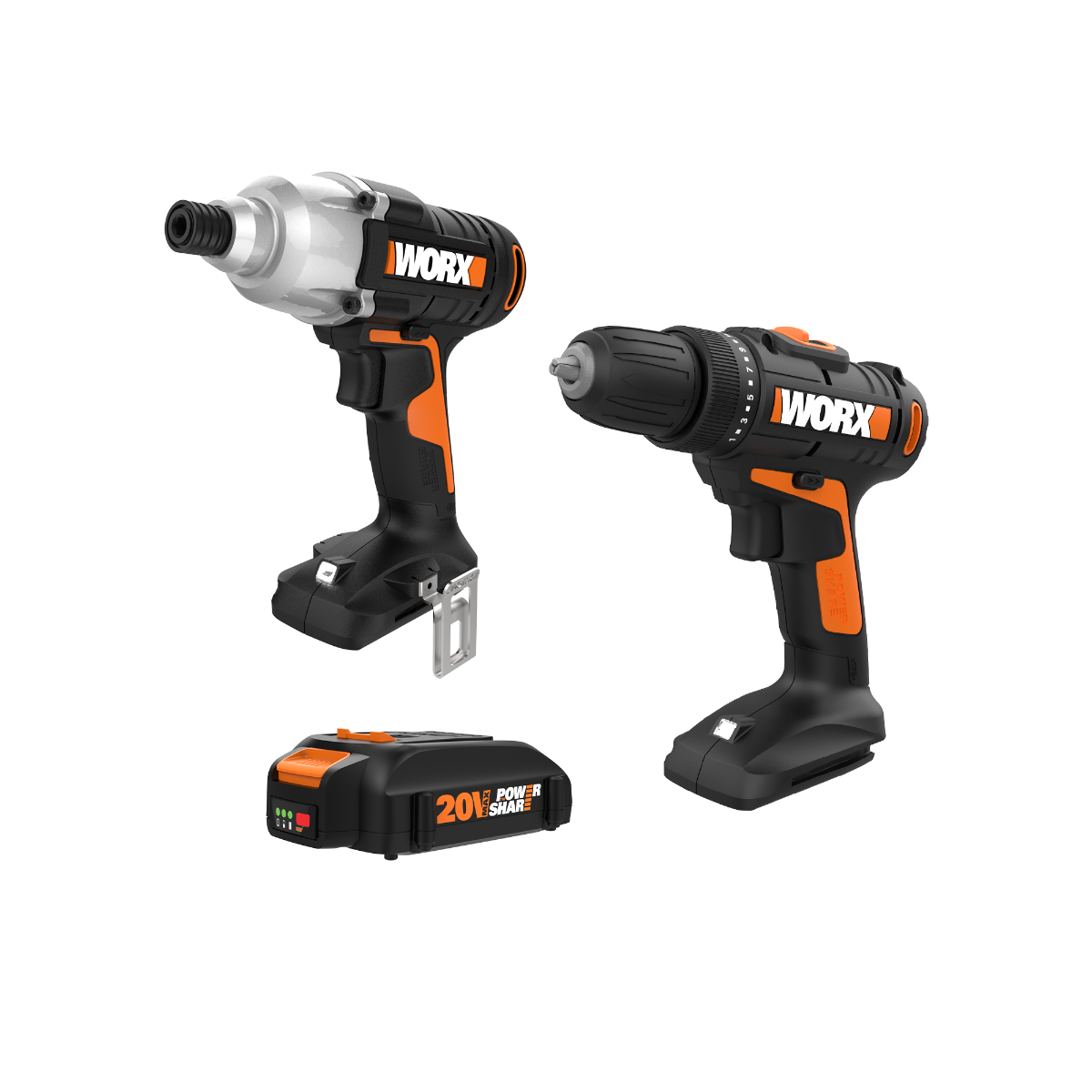 20V 2pc Drill and Impact Driver Combo Kit