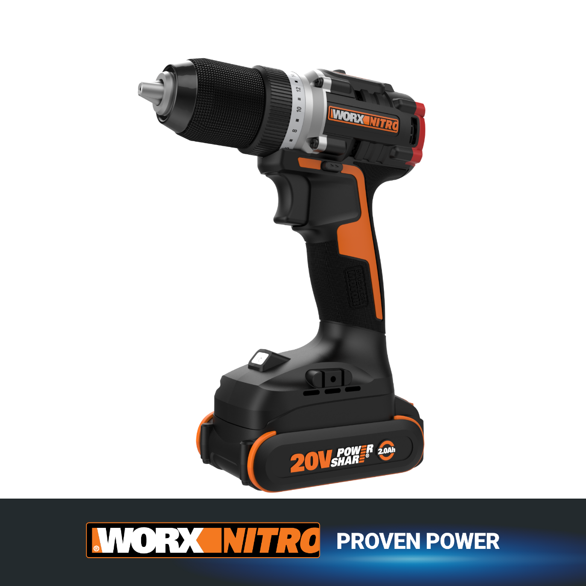 Nitro 20V Compact Brushless 1/2” Drill/Driver