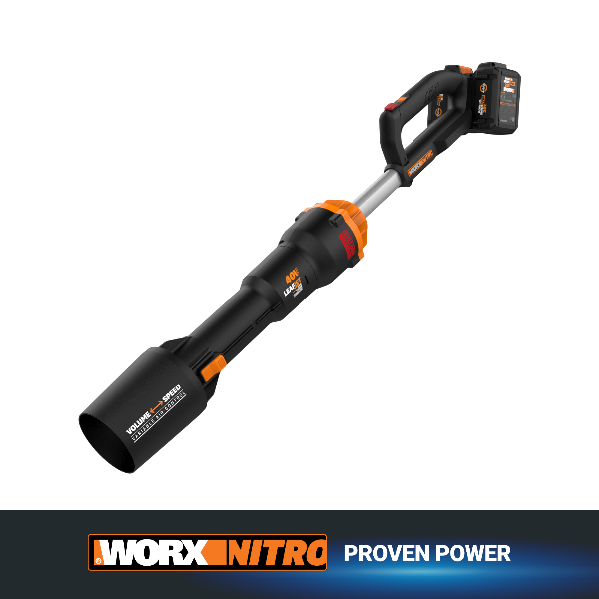 Nitro 40V Power Share PRO LEAFJET Cordless Leaf Blower with Brushless Motor