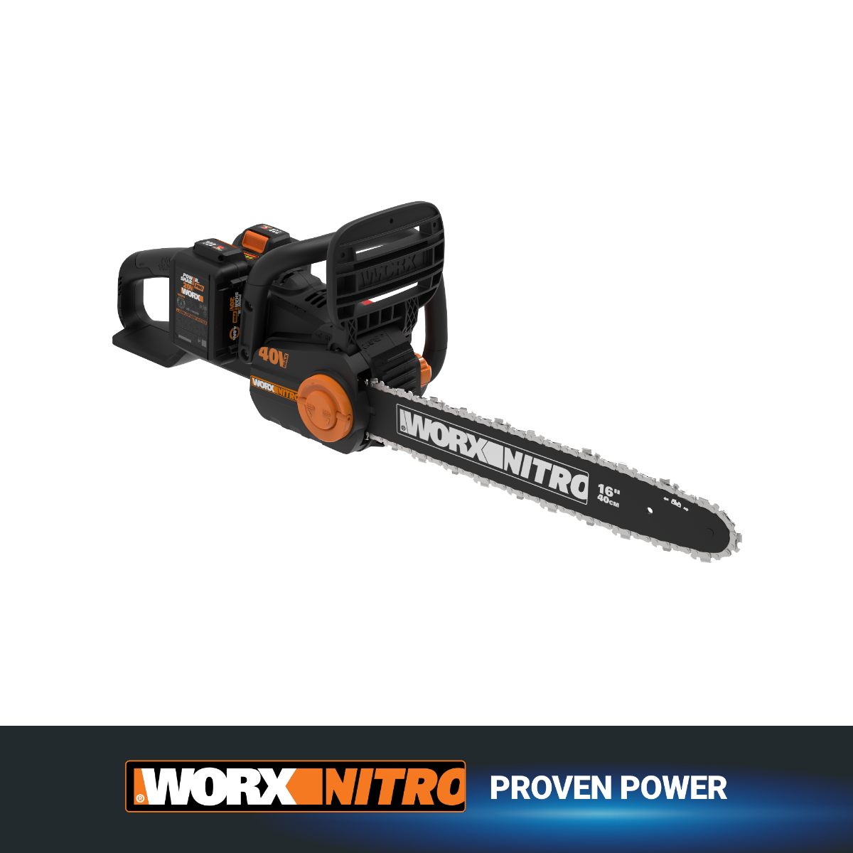Nitro 40V Power Share Cordless 16" Chainsaw with Brushless Motor