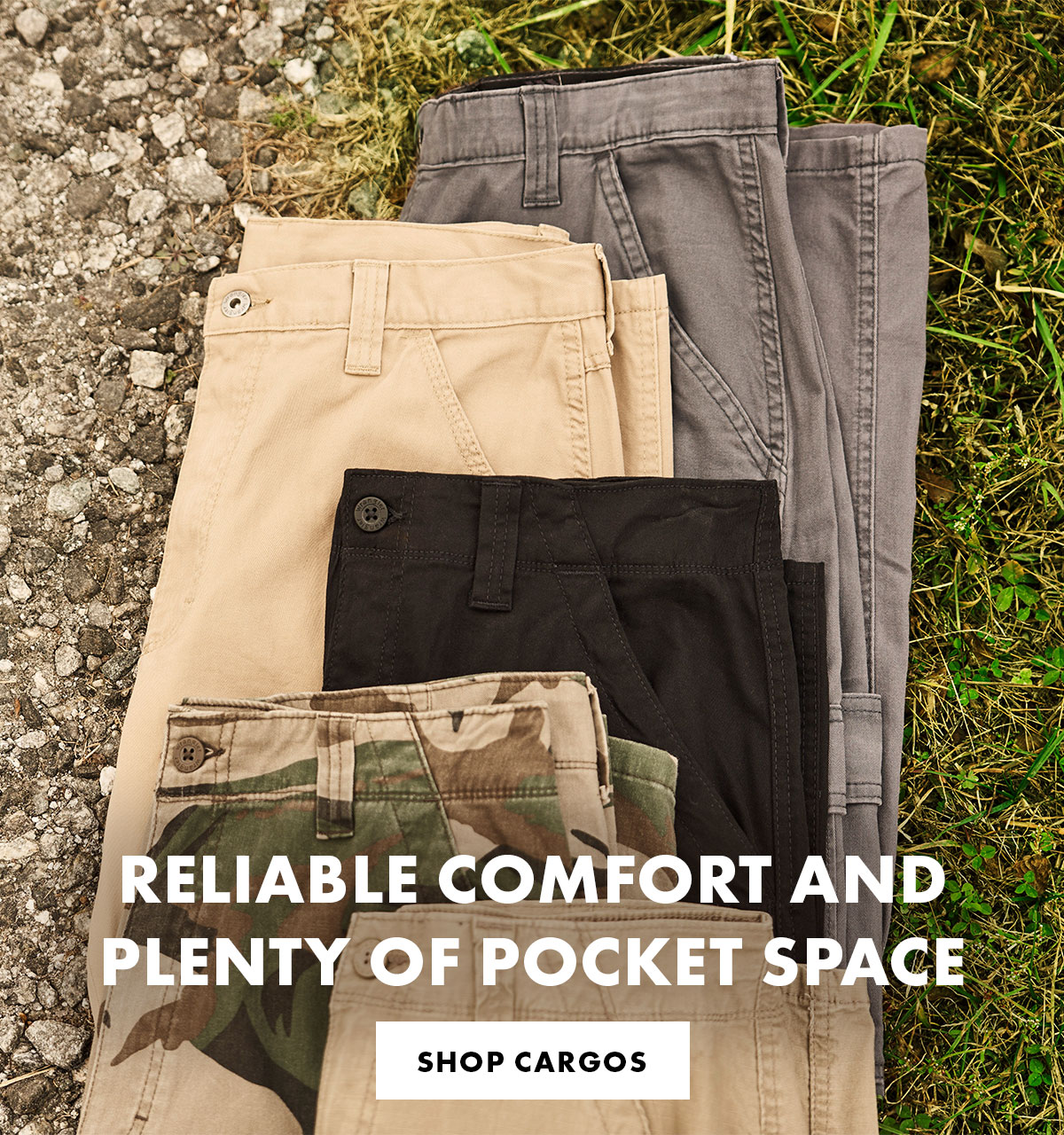 Reliable Comfort And Plenty Of Pocket Space Shop Cargos