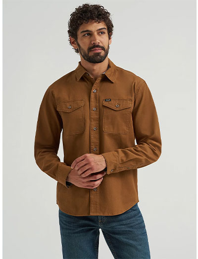 Men's Wrangler Epic Soft Stretch Twill Shirt