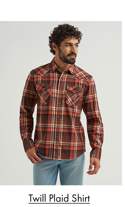 Twill Plaid Shirt