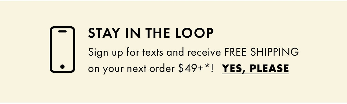 Stay in the loop