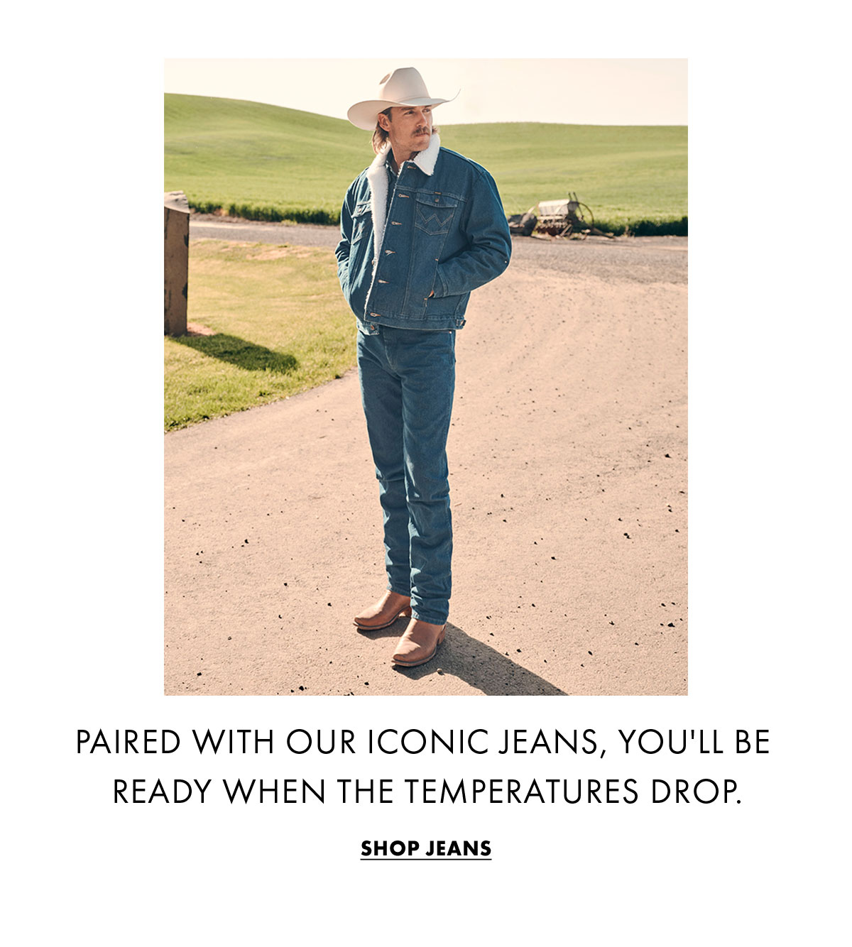 Paired with our iconic jeans