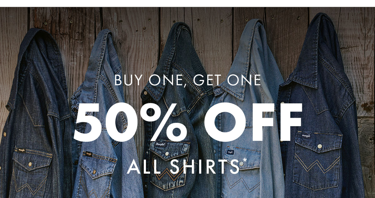 Buy One, Get One: 50% Off