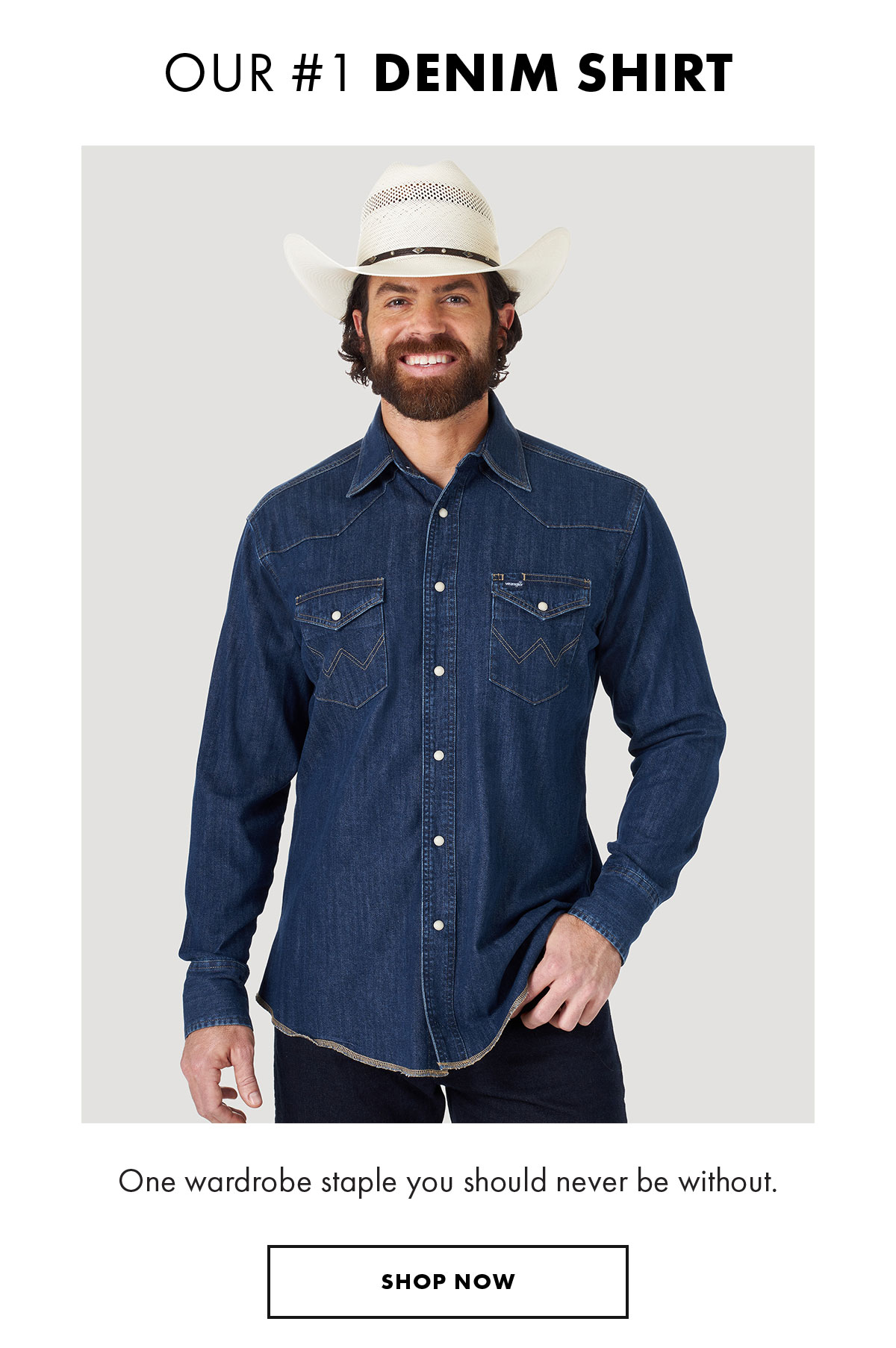 OUR#1 Denim Shirt - One Wardrobe Staple You Should Never Be Without.