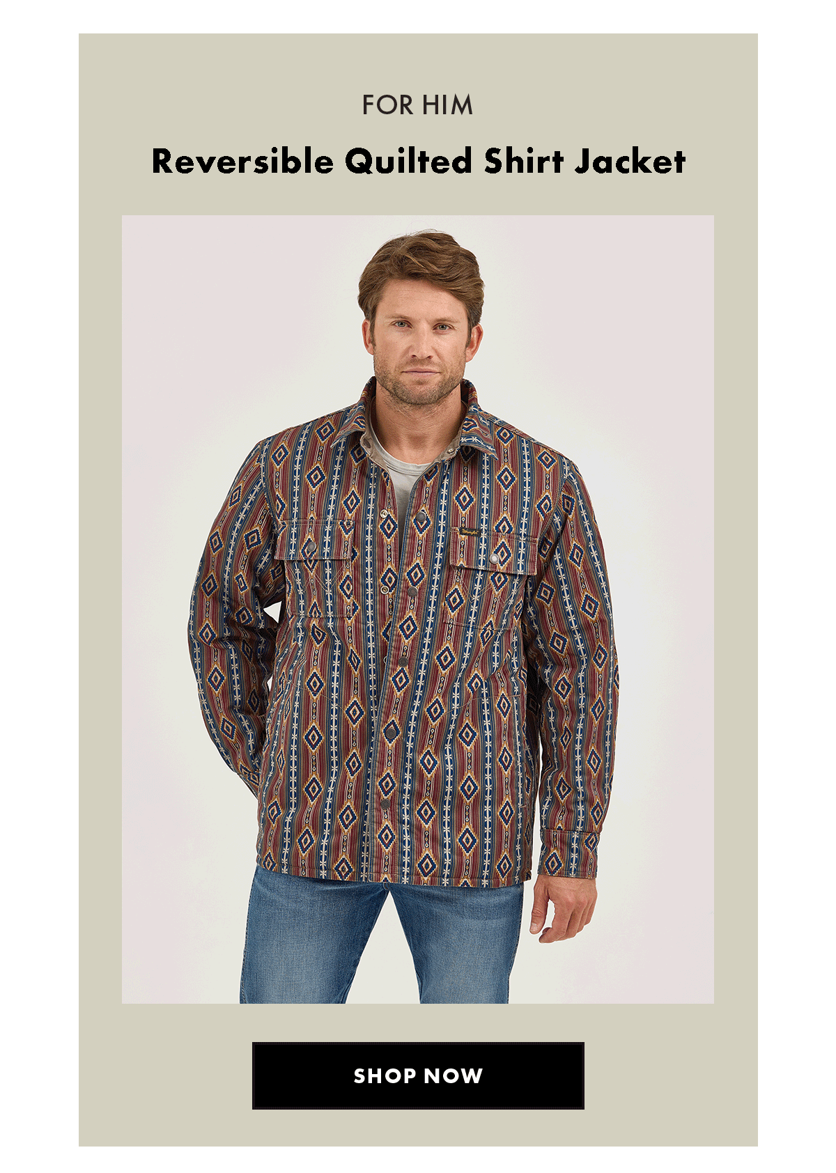 Reversible Quilted Shirt Jacket