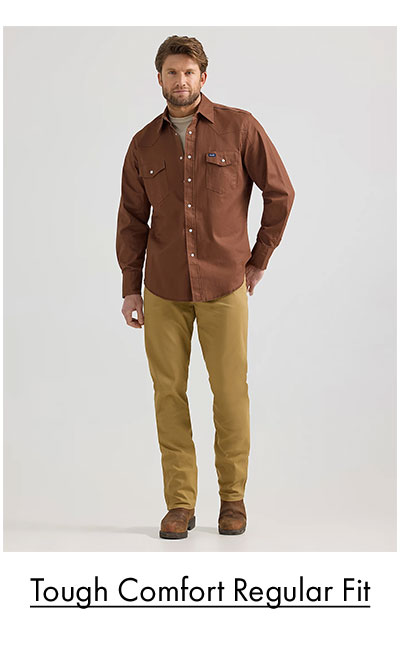 Premium Performance Tough Comfort Cowboy Cut® Regular Fit Canvas Jean