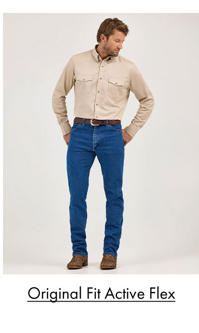 Wrangler® Cowboy Cut® Original Fit Active Flex Jeans