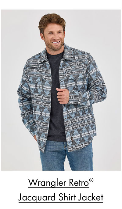 Wrangler Retro® Jacquard Shirt Jacket