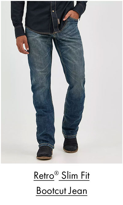 Men's Wrangler Retro® Slim Fit Bootcut Jean