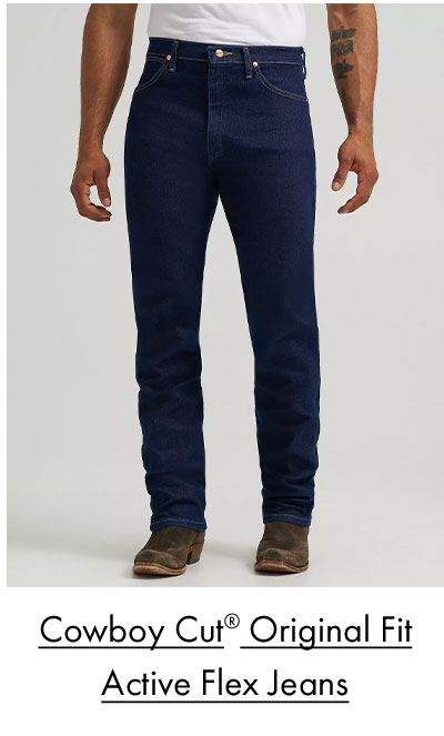 Wrangler® Cowboy Cut® Original Fit Active Flex Jeans