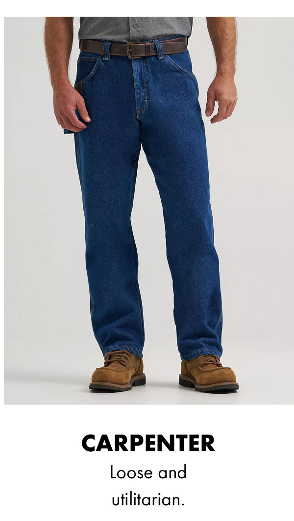 Carpenter Loose and utilitarian.