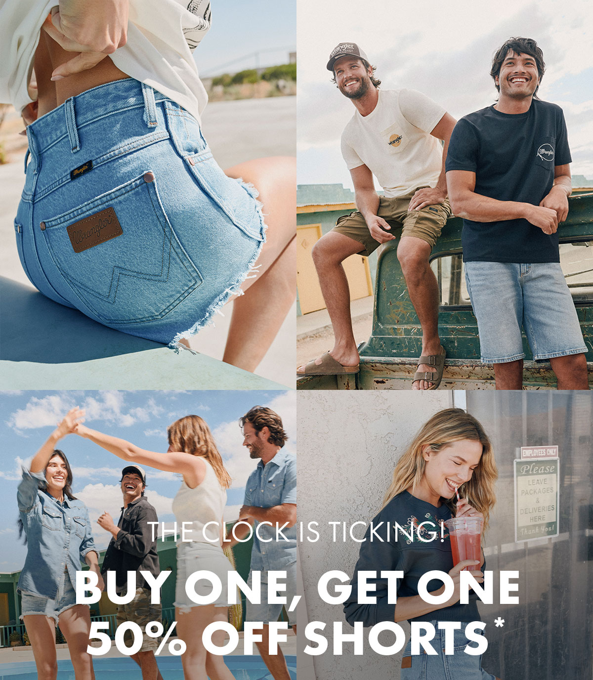 The Clock Is Ticking! Buy One, Get One 50% OFF Shorts*