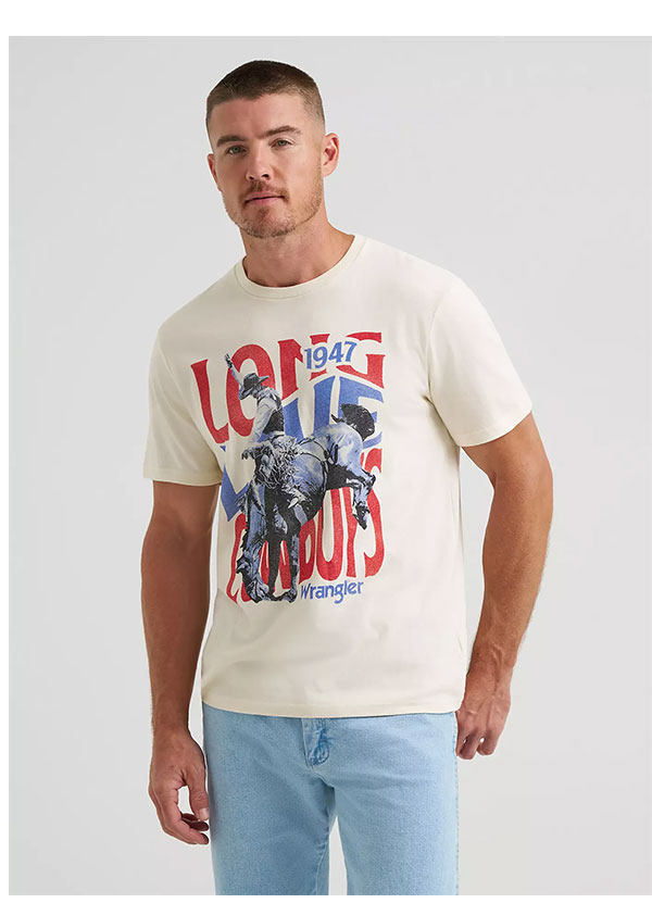 Riding Cowboy Graphic T-Shirt