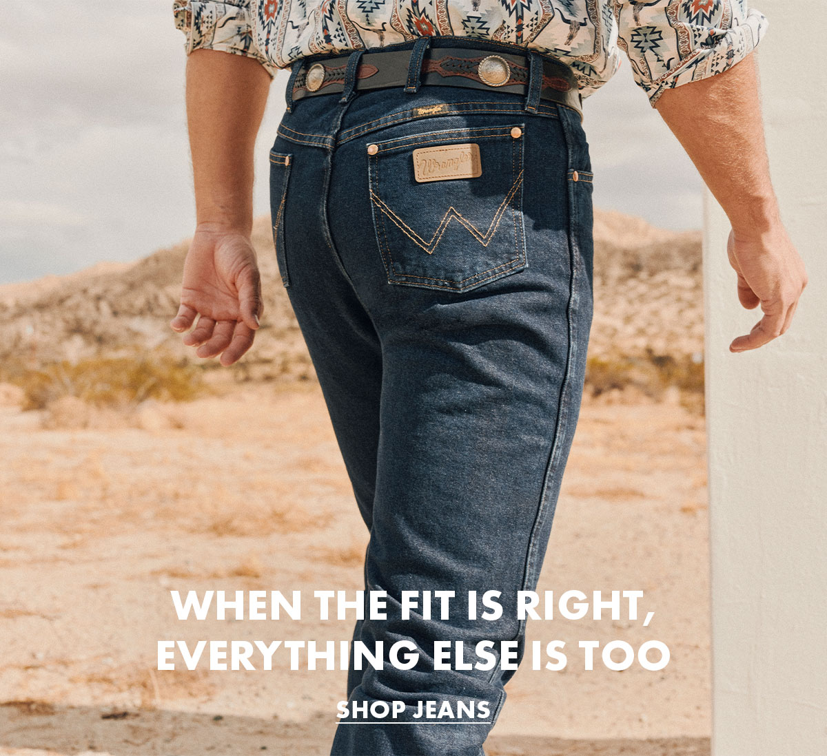 When the fit is right, everything else is too Shop Jeans