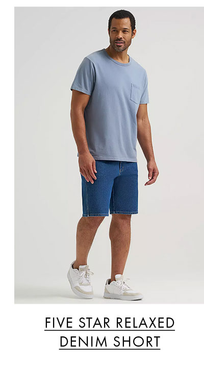 Five Star Relaxed Denim Short
