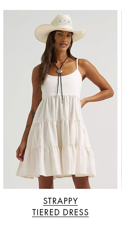 Strappy Tiered Dress