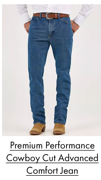 Premium performance cowboy cut advanced comfort jean