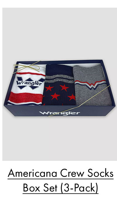 Americana crew socks box set (3-pack)