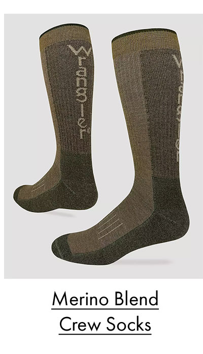 Merino blend crew socks