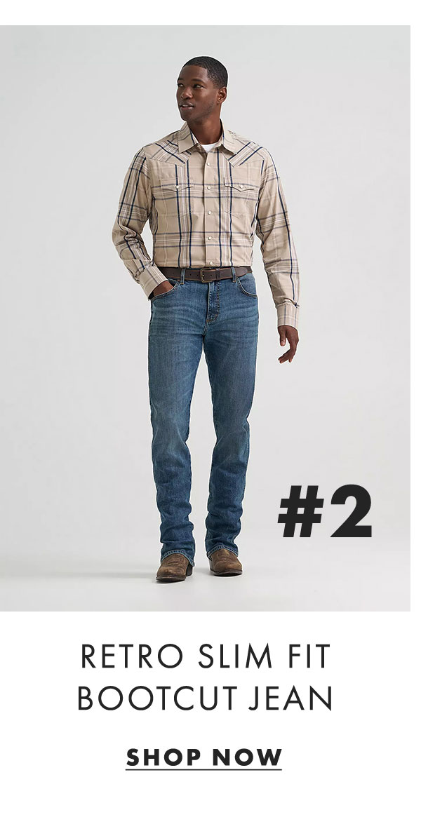 Retro Slim Fit Bootcut Jean