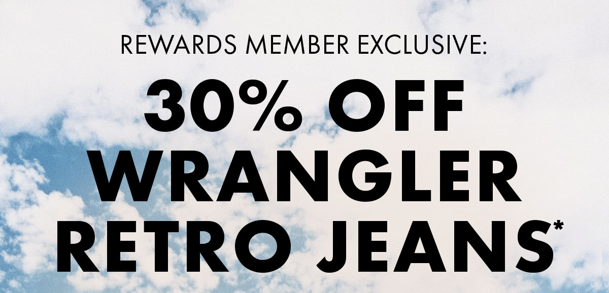 30% Off Wrangler  Retro Jeans*