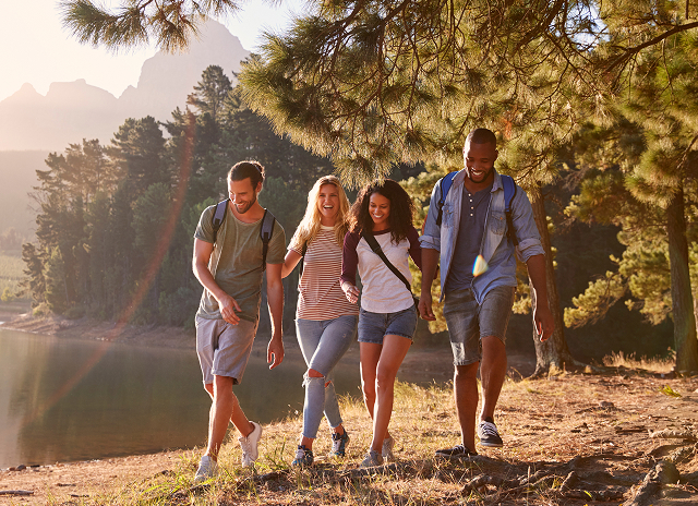 Friends Hiking