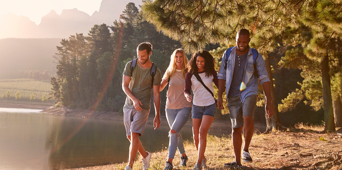 Friends Hiking