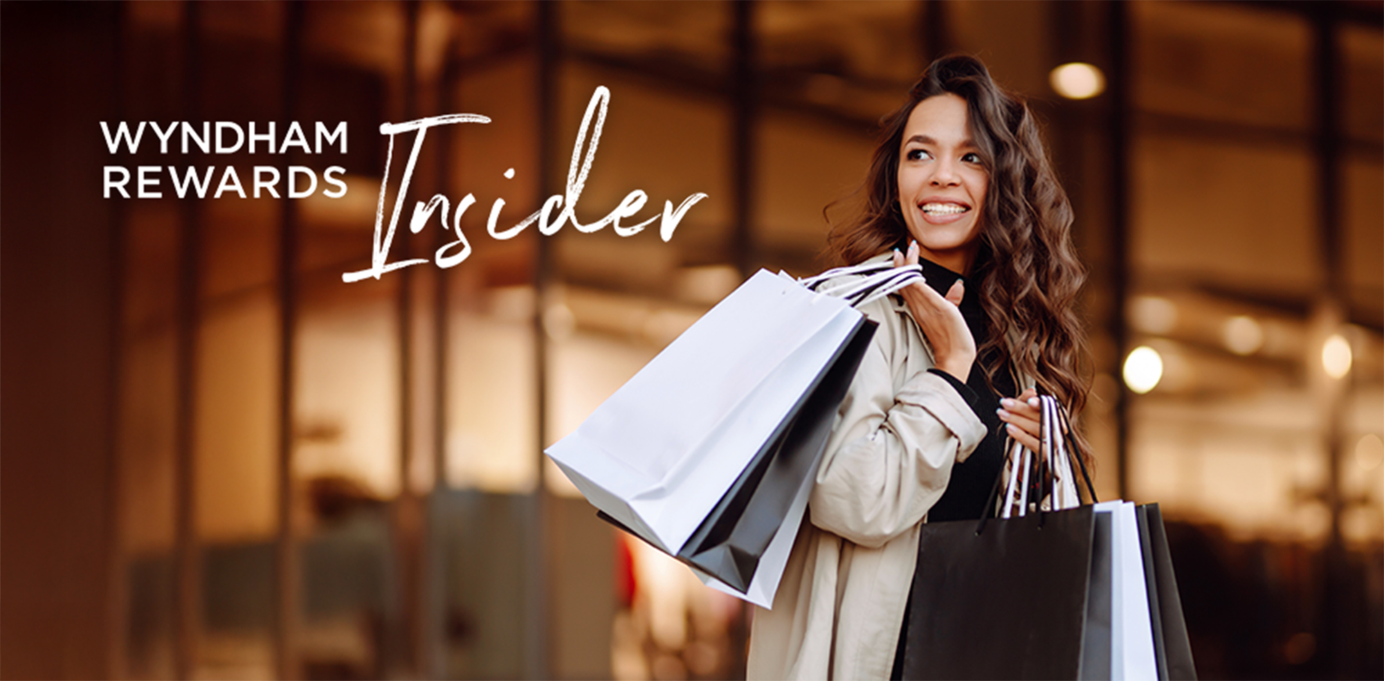Woman carrying shopping bags