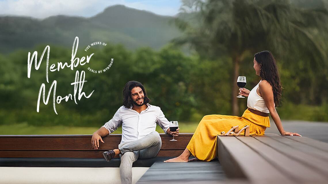 Couple drinking wine