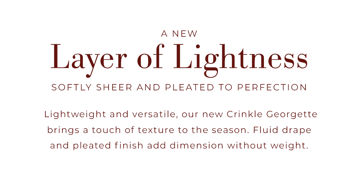 A New Layer of Lightness