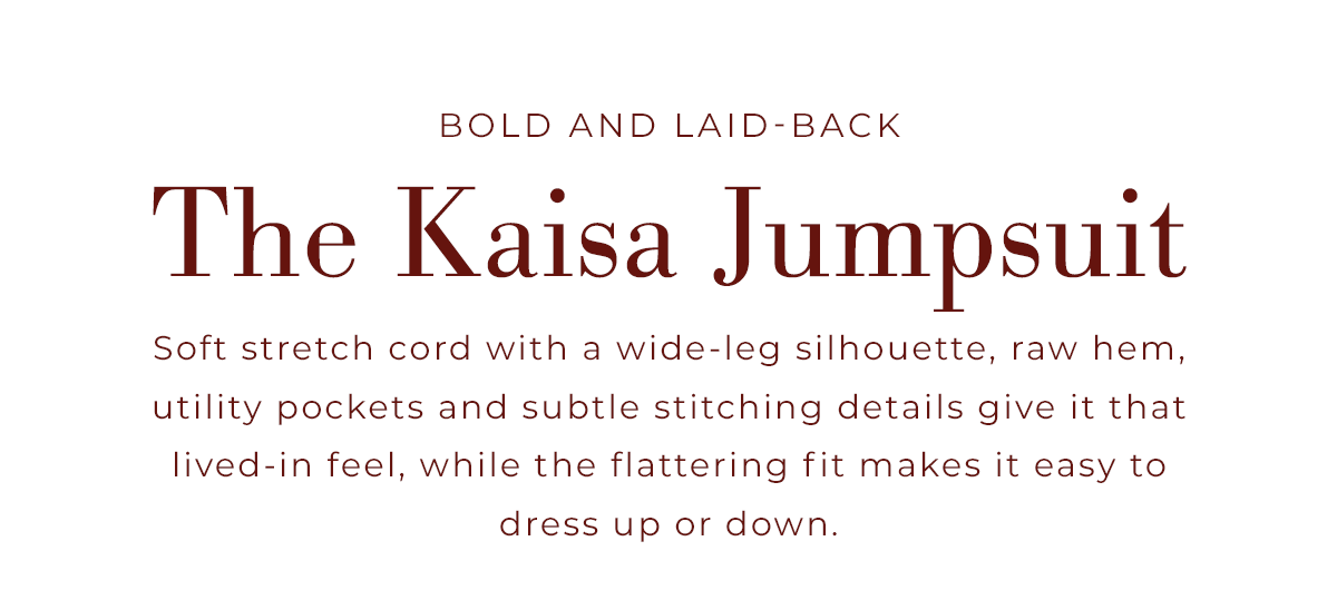 The Kaisa Jumpsuit